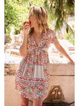 Robe REO Imprimé cachemire