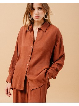 chemise Market chocolat