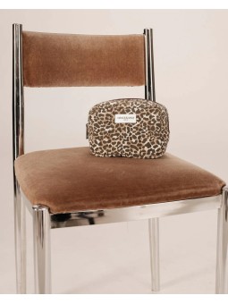 Trousse matelassée leopard...