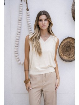 Top sans manches Clarabelle