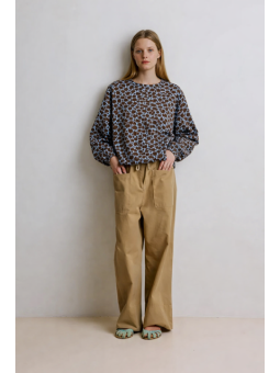 sweat Viko leopard BLUEBELL