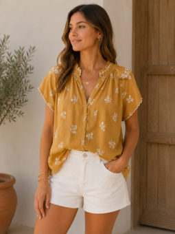 Blouse Melisse ocre