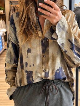 Blouse KETTY MARQUETERIE brown
