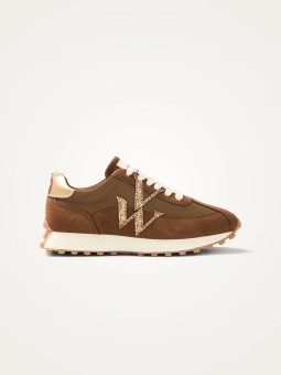 Baskets FLOW INITIALS marron